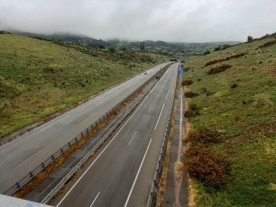 Tramu de l’Autopista del Cantábricu n’Asturies