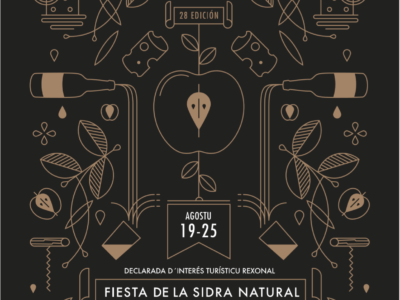 Ambiente na Fiesta de la Sidra Natural de Xixón