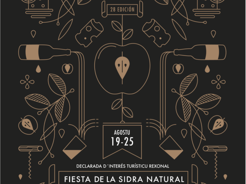 Ambiente na Fiesta de la Sidra Natural de Xixón