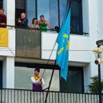 Abanderáu asturianu en Lorient