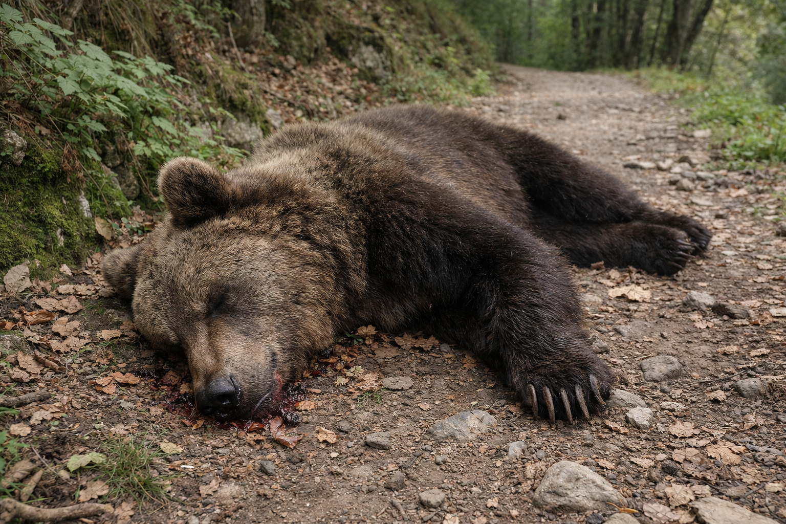 En balmonte persiguen les investigaciones pola muerte d'un osu pardu l'añu pasáu