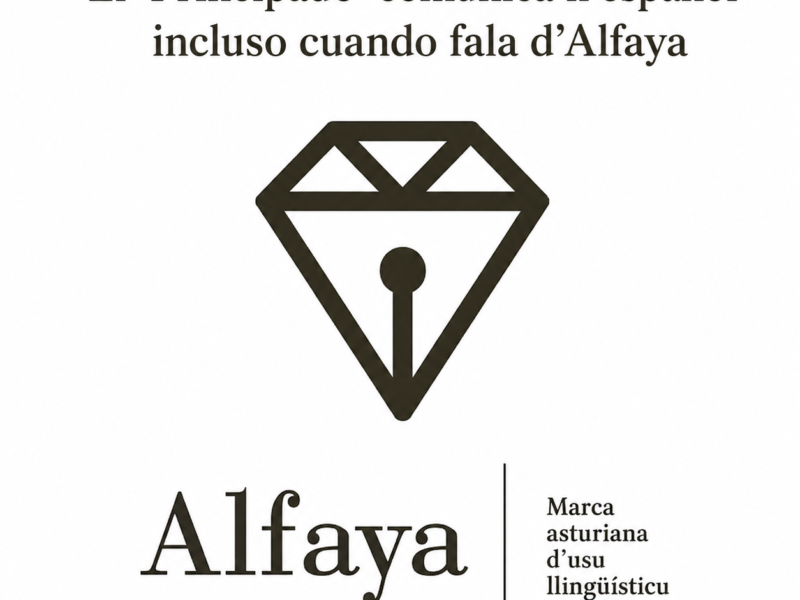 Gráficu d’Alfaya sobre comunicaciones alministratives n’español