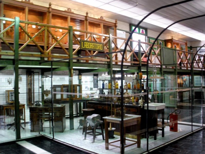 Instalaciones del Muséu de la Minería y de la Industria d’Asturies n’El Entregu.
