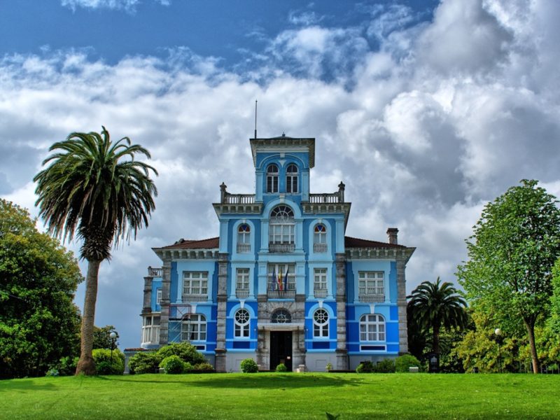 Quinta Guadalupe, sede del Archivo de Indianos y Muséu de la Emigración, en Colombres.